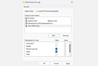Instrucțiuni pentru remedierea erorii Acces refuzat la accesarea fișierelor sau folderelor în Windows