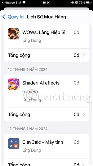 Cómo consultar el historial de compras en la App Store de Apple