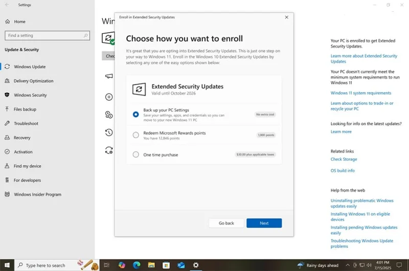 Cómo obtener otro año de actualizaciones gratuitas de Windows 10