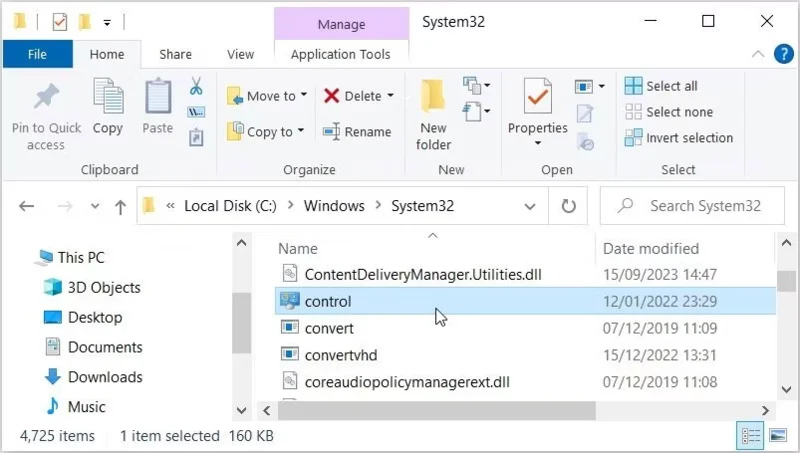 Cum se deschide Panoul de control în Windows 11