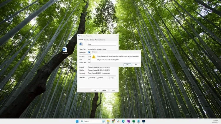 4 formas de cambiar las extensiones de archivo en Windows 11