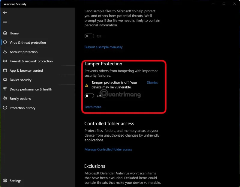 Desactivar Windows Defender (Seguridad de Windows) en Windows 10, Windows 11