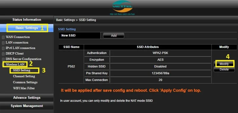 Cómo cambiar la contraseña de Wifi, cambiar la contraseña de Wifi VNPT, FPT, Tenda, TP-Link, Viettel en computadora, teléfono