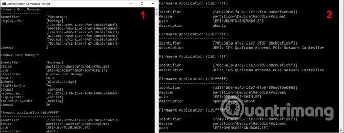 How to remove old boot options in boot menu on Windows 10
