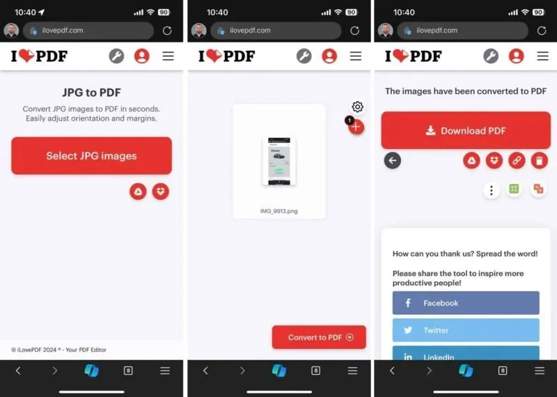 iPhone'da fotoğrafları PDF'ye dönüştürmenin son derece basit yolu