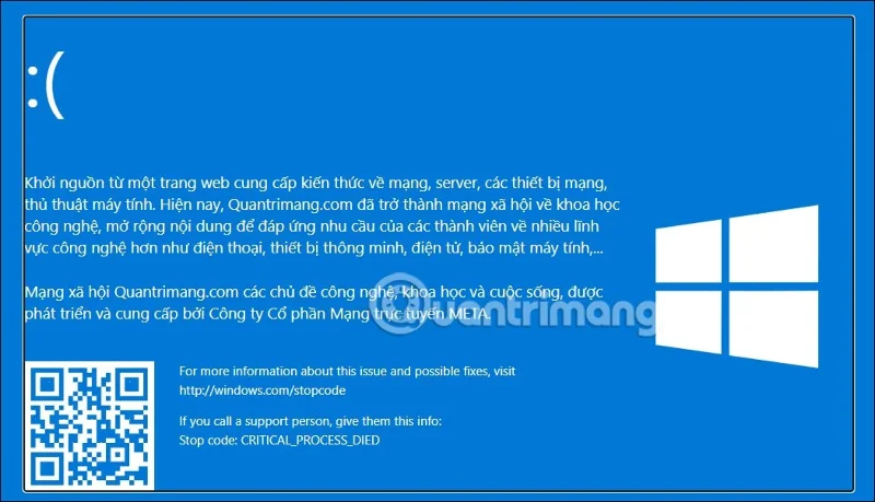 Comment créer un écran bleu de la mort (BSOD) pour faire une farce à vos amis