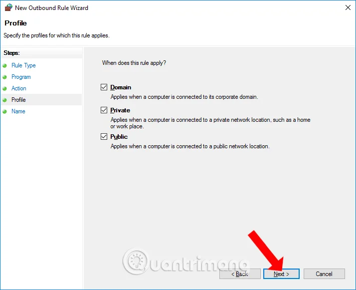 วิธีบล็อกการเชื่อมต่ออินเทอร์เน็ตของซอฟต์แวร์และแอปพลิเคชัน Windows 10