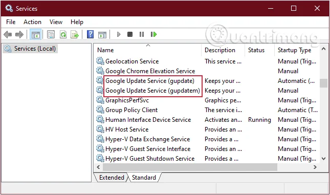 Instructions to fix System Service Exception error on Windows