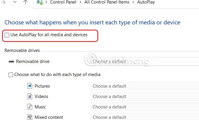 3 formas de habilitar y deshabilitar la reproducción automática de Windows 11