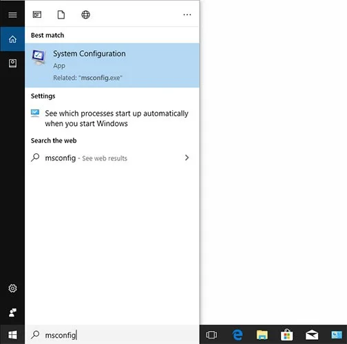 Cómo abrir y usar MSConfig en Windows 10