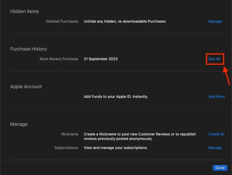 Cómo consultar el historial de compras en la App Store de Apple