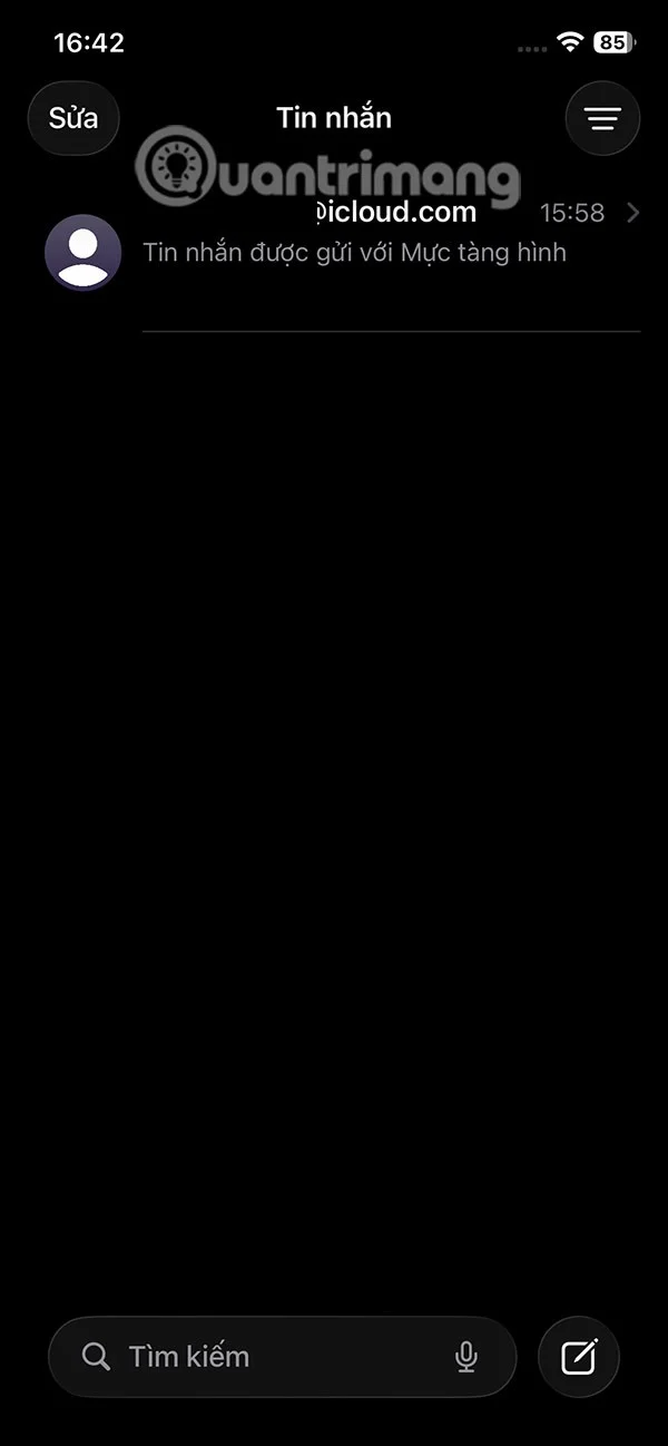 Cómo enviar mensajes invisibles en iPhone