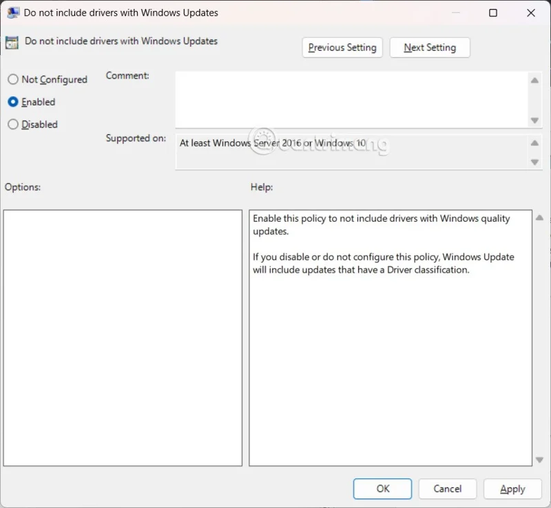 Instrucțiuni pentru blocarea instalării automate a driverelor pe Windows 11