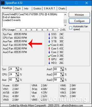 วิธีใช้ SpeedFan เพื่อตรวจสอบอุณหภูมิ CPU และความเร็วพัดลมคอมพิวเตอร์