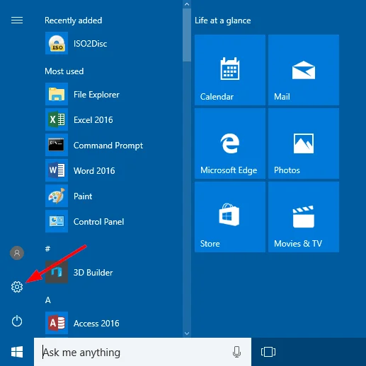 12 sposobów na szybki dostęp do Ustawień w systemie Windows 10