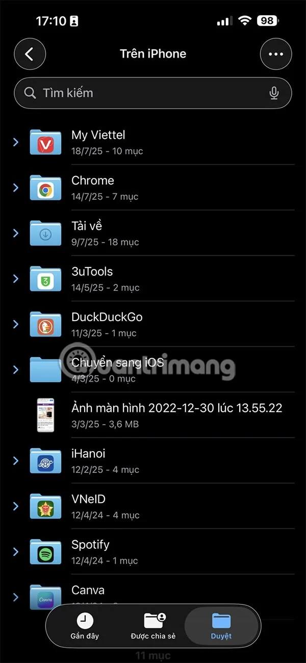 Cómo cambiar el color de una carpeta en la aplicación Archivos de iPhone