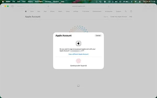 Hoe u de inlogfout bij een Apple-account op internet kunt oplossen