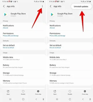Android에서 Google Play Store를 제거하고 다시 설치하는 방법