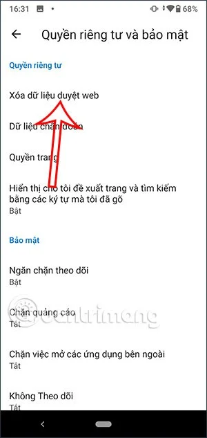 안드로이드 폰에서 검색 기록을 삭제하는 방법