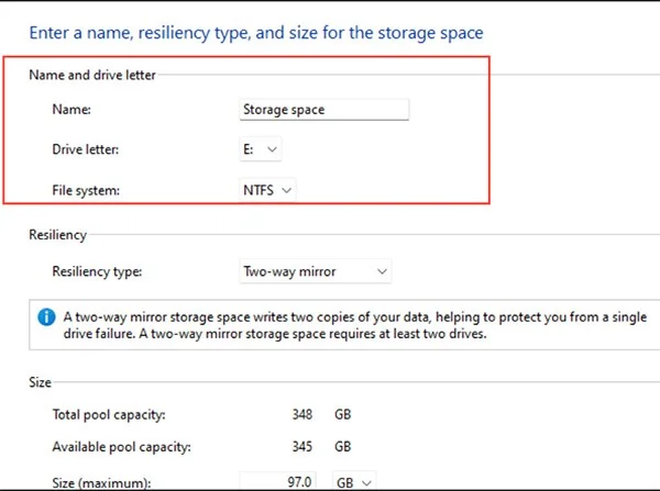 Cómo usar Espacios de almacenamiento para proteger los datos de Windows 11