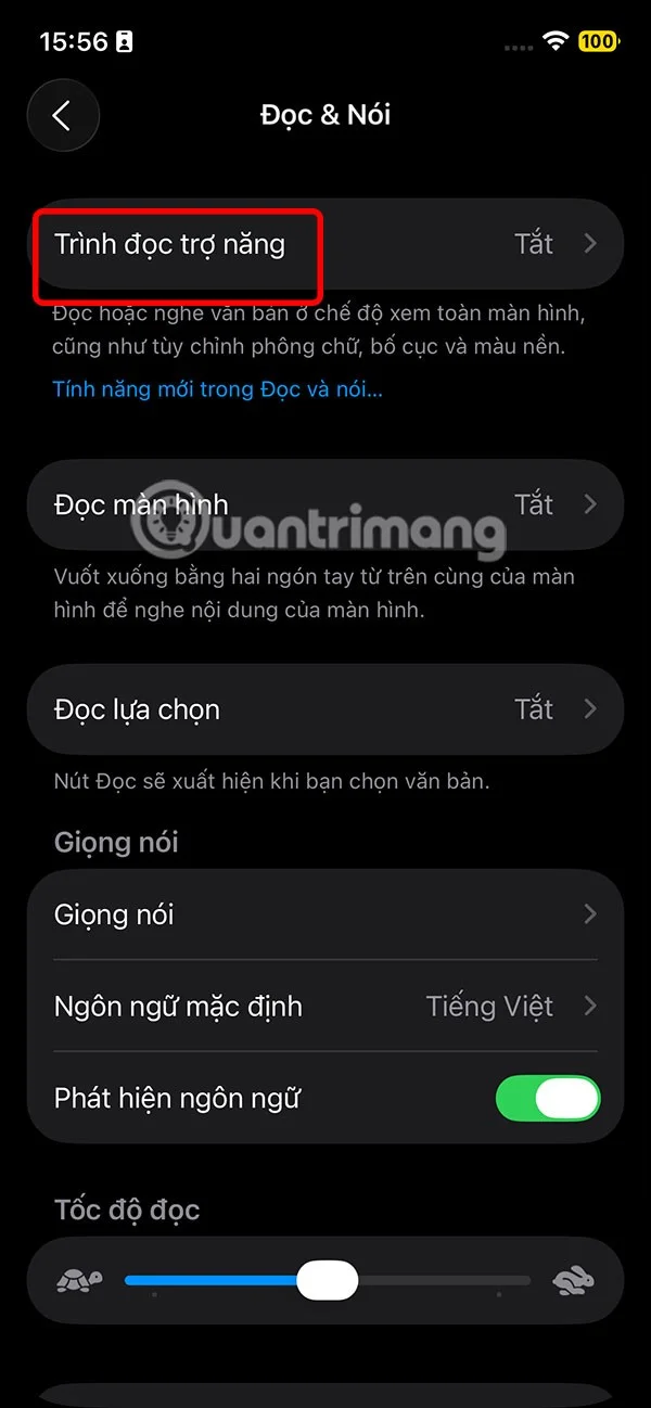 iPhone'un size metin okumasını nasıl sağlarsınız?