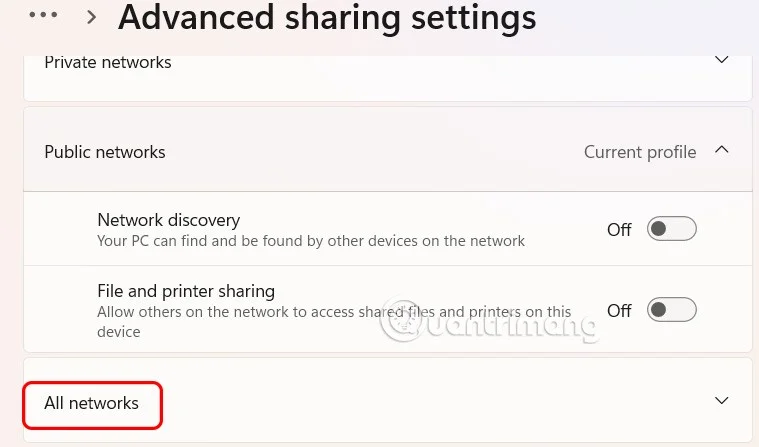 Cómo desactivar la seguridad al compartir contraseñas en Windows 11