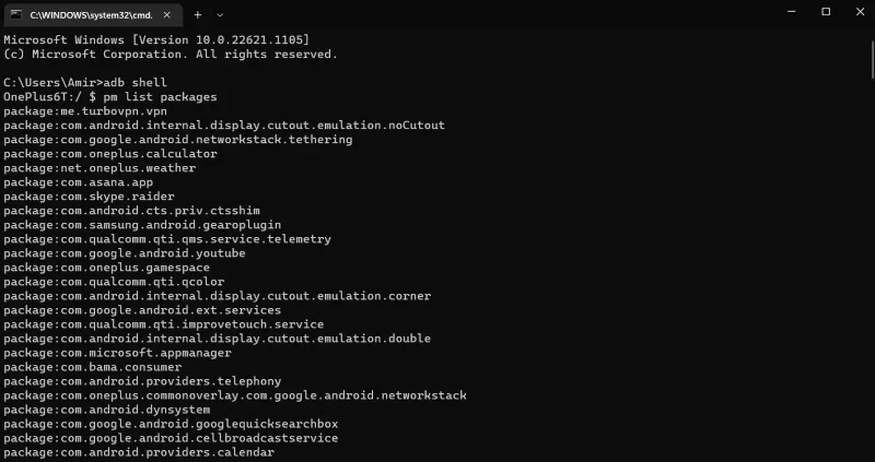 ADB를 사용하여 모든 Android 앱(시스템 앱 및 블로트웨어 포함)을 제거하는 방법