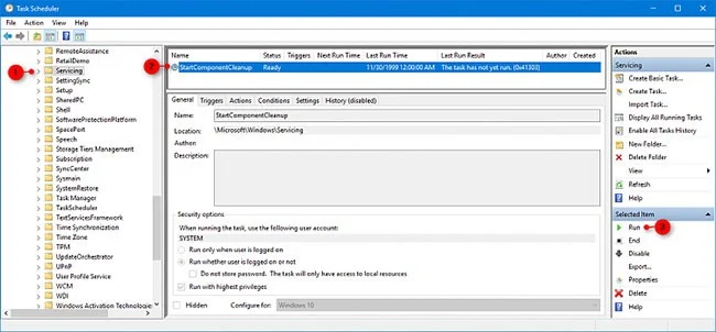 Clean up the WinSxS folder to free up Windows space
