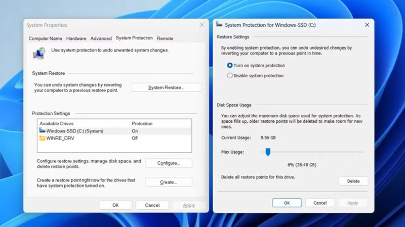 Cómo eliminar antiguos puntos de restauración de Windows para liberar espacio