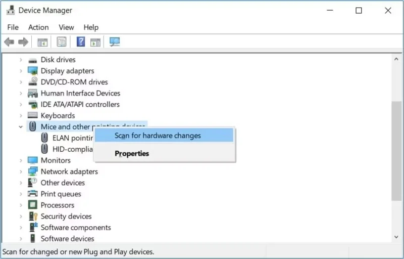 Cómo solucionar la desaparición del puntero del mouse en Windows