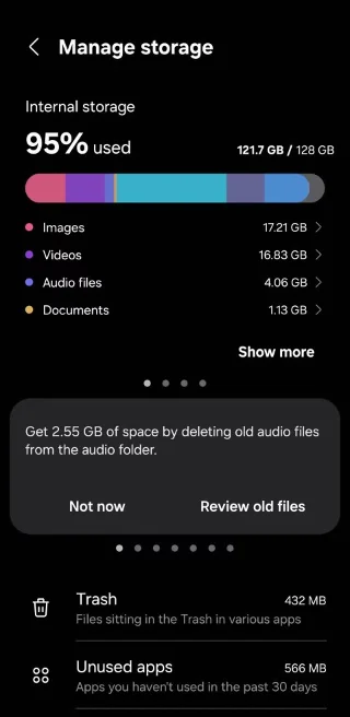 Comment récupérer 22 Go de stockage sur un téléphone Samsung sans supprimer de données importantes
