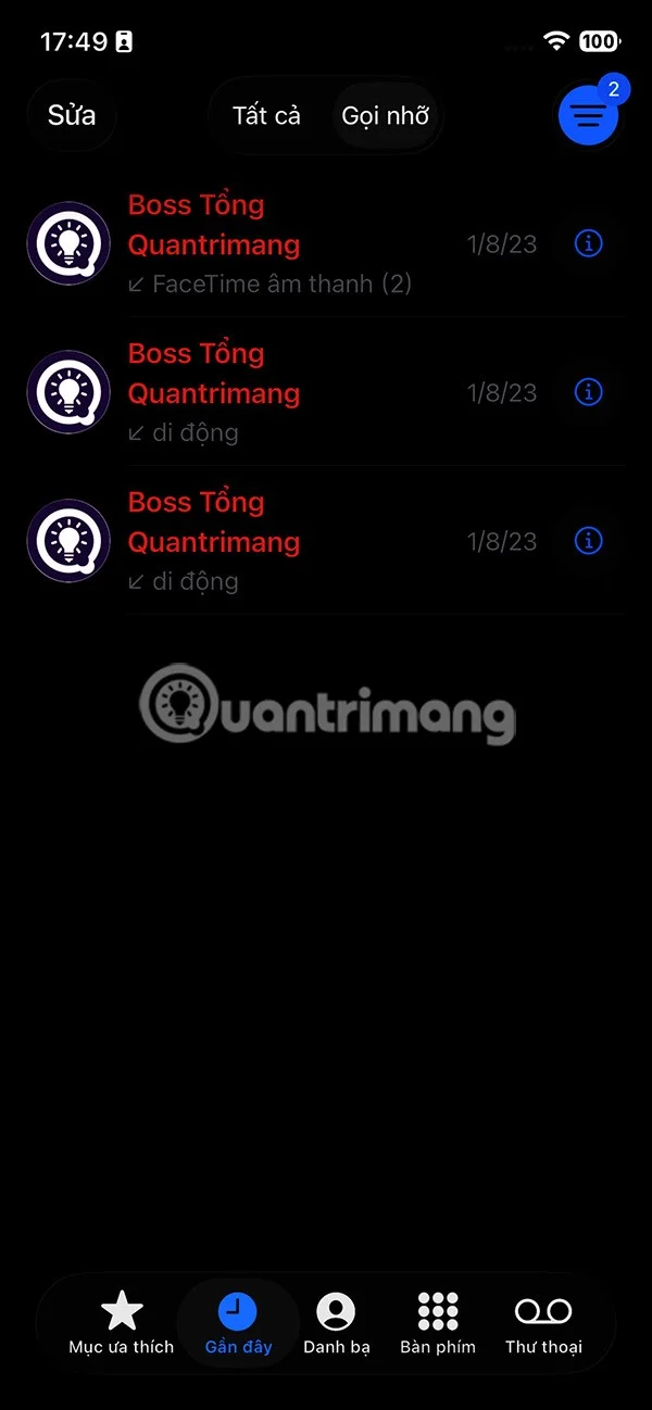 Cómo encontrar llamadas perdidas de números desconocidos en iPhone