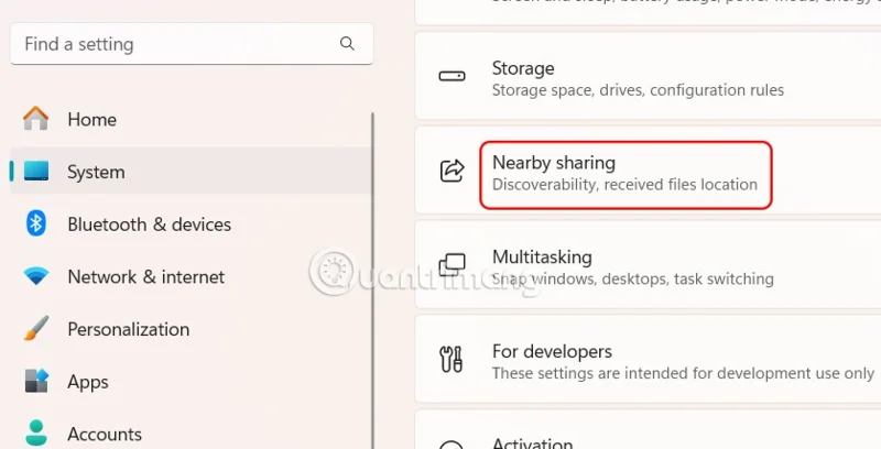 Instrucțiuni pentru partajarea fișierelor utilizând Partajarea în apropiere în Windows 11 Instrucțiuni pentru partajarea fișierelor utilizând Partajarea în apropiere în Windows 11