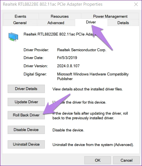 How to fix network adapter not found error on Windows 10