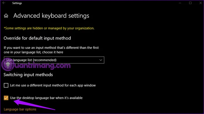 Cómo arreglar la barra de idioma que falta en Windows 10