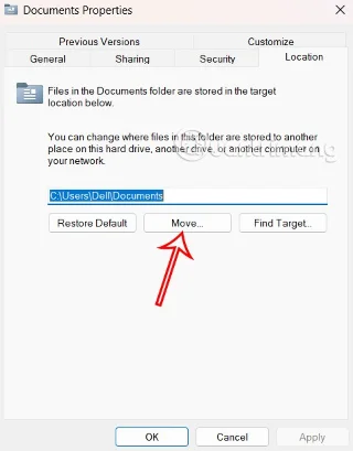 Cómo cambiar la ubicación predeterminada de la carpeta Documentos de Windows 11