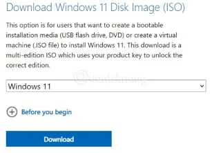 Cum se descarcă Windows 11, descarcă ISO-ul oficial al Windows 11 de la Microsoft