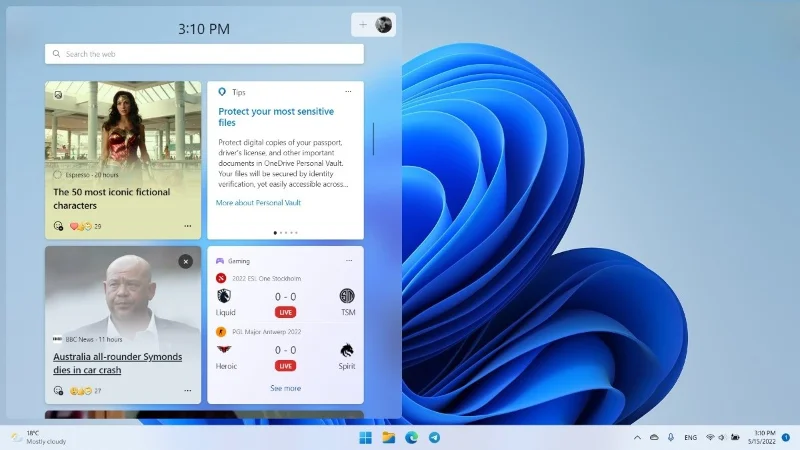 Windows 11 22H2: Kemas kini Moment 1 dengan banyak ciri ketara