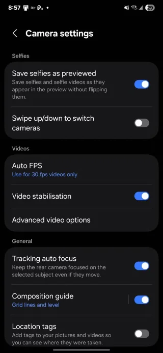 6 astuces cachées qui peuvent être appliquées aux appareils photo Samsung