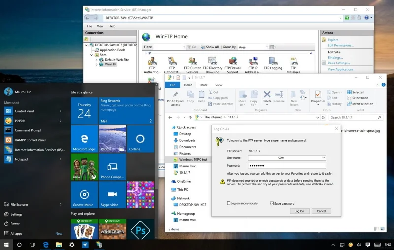 Instrucțiuni pentru configurarea și gestionarea serverului FTP pe Windows 10 Instrucțiuni pentru configurarea și gestionarea serverului FTP pe Windows 10