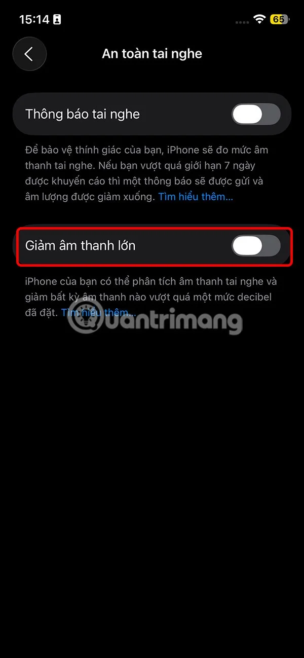 Cómo desactivar la advertencia de límite de volumen de los auriculares en el iPhone