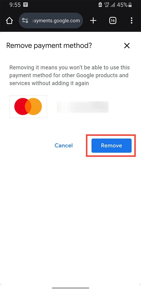 Google Play에서 결제 수단을 제거하는 방법