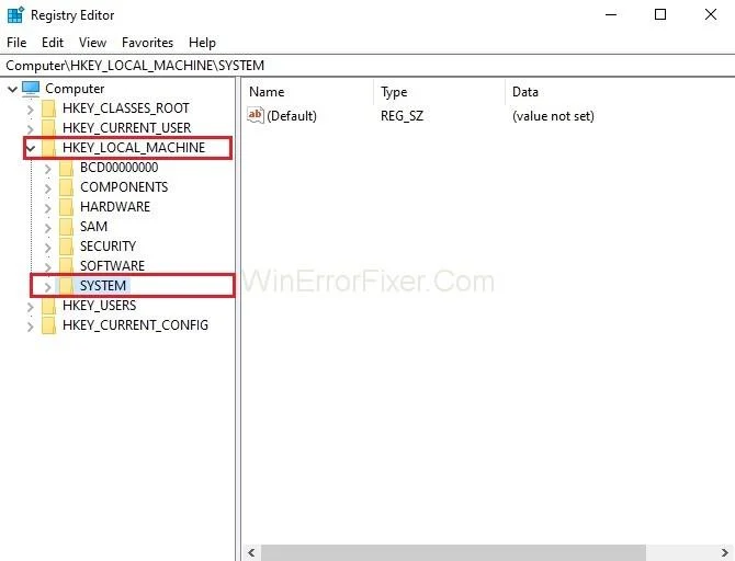 Pendaftaran Perkhidmatan Hilang atau Ralat Rasuah pada Windows 10