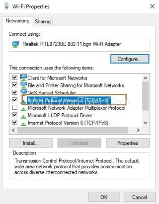 DNS_Probe_Finished_No_Internet in Chrome {Risolto}