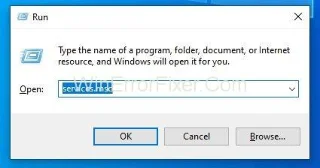 Pendaftaran Perkhidmatan Hilang atau Ralat Rasuah pada Windows 10