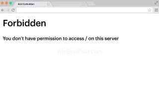 403 Proibito – Che cosè e come risolverlo