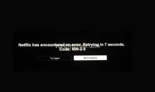 خطای Netflix Code NW-2-5 {حل شد}