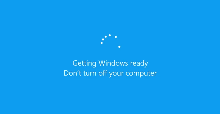 Przygotowywanie systemu Windows, nie wyłączaj komputera