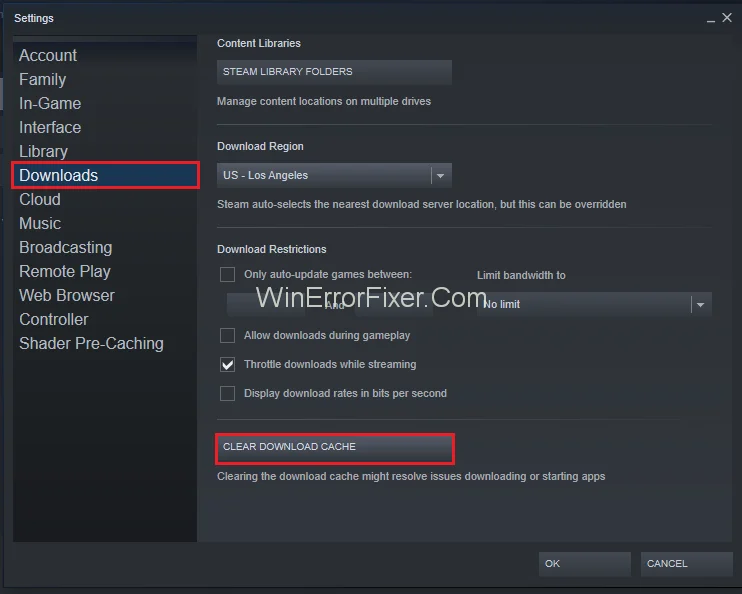 Ralat Terkunci Fail Kandungan Steam {Diselesaikan}