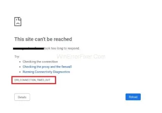 خطای Err_Connection_Timed_Out در کروم {حل شد}
